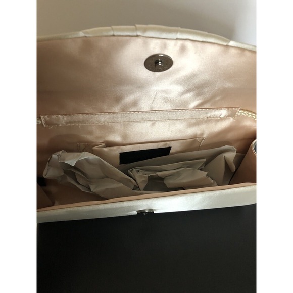 Jessica McClintock Blaire Satiny Evening Clutch Purse Women's - Picture 3 of 4